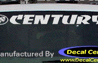 DC08175 Buick Century Decal w/Symbol 