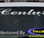 DC08176 Buick Century Decal w/Symbol