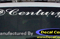 DC08176 Buick Century Decal w/Symbol 