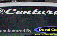 DC08177 Buick Century Decal w/Symbol 