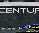 DC08178 Buick Century Decal w/Symbol