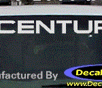 DC08179 Buick Century Decal w/Symbol