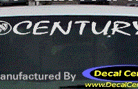 DC08180 Buick Century Decal w/Symbol 