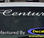 DC08183 Buick Century Decal w/Symbol