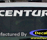 DC08184 Buick Century Decal w/Symbol