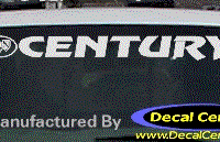 DC08184 Buick Century Decal w/Symbol 
