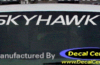 DC08186 Buick Skyhawk Decal 