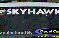 DC08209 Buick Skyhawk Decal w/Symbol 