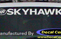 DC08210 Buick Skyhawk Decal w/Symbol 