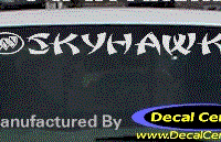 DC08211 Buick Skyhawk Decal w/Symbol 