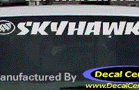 DC08212 Buick Skyhawk Decal w/Symbol 