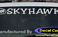 DC08214 Buick Skyhawk Decal w/Symbol 