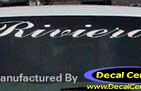 DC08236 Buick Riviera Decal 