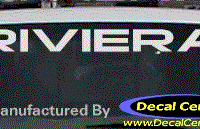 DC08239 Buick Riviera Decal 