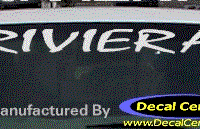 DC08240 Buick Riviera Decal 