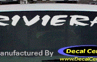 DC08241 Buick Riviera Decal 