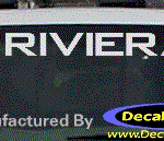 DC08245 Buick Riviera Decal w/Symbol
