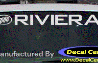 DC08245 Buick Riviera Decal w/Symbol 