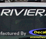 DC08246 Buick Riviera Decal w/Symbol
