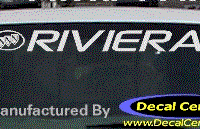 DC08246 Buick Riviera Decal w/Symbol 