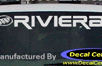 DC08247 Buick Riviera Decal w/Symbol 