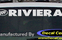 DC08248 Buick Riviera Decal w/Symbol 