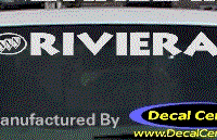 DC08249 Buick Riviera Decal w/Symbol 