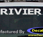 DC08250 Buick Riviera Decal w/Symbol