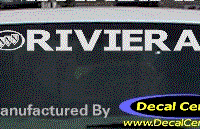 DC08250 Buick Riviera Decal w/Symbol 