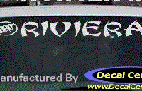 DC08251 Buick Riviera Decal w/Symbol 