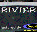 DC08254 Buick Riviera Decal w/Symbol