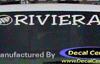 DC08254 Buick Riviera Decal w/Symbol 