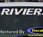 DC08255 Buick Riviera Decal w/Symbol