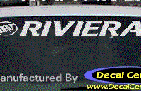 DC08255 Buick Riviera Decal w/Symbol 