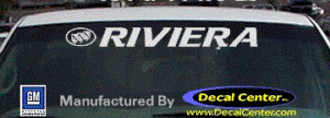 DC08255 Buick Riviera Decal w/Symbol
