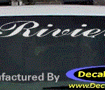 DC08256 Buick Riviera Decal w/Symbol