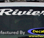 DC08257 Buick Riviera Decal w/Symbol