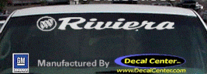 DC08257 Buick Riviera Decal w/Symbol