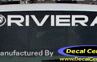 DC08259 Buick Riviera Decal w/Symbol 