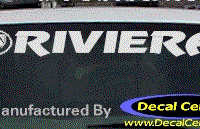 DC08264 Buick Riviera Decal w/Symbol 