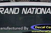 DC08266 Buick Grand National Decal 