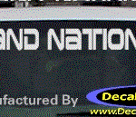 DC08267 Buick Grand National Decal