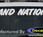 DC08273 Buick Grand National Decal