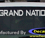 DC08285 Buick Grand National Decal w/6 Symbol