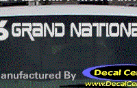DC08287 Buick Grand National Decal w/6 Symbol 