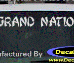 DC08291 Buick Grand National Decal w/6 Symbol