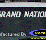 DC08295 Buick Grand National Decal w/6 Symbol