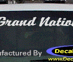 DC08297 Buick Grand National Decal w/6 Symbol