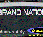 DC08299 Buick Grand National Decal w/6 Symbol