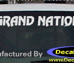 DC08304 Buick Grand National Decal w/6 Symbol
